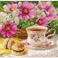 Набор для вышивания нитками Алиса "Утренний чай"